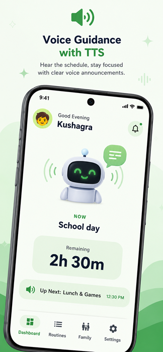 KidFlow app screenshot